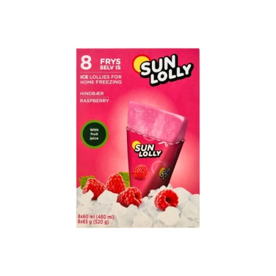 SUN LOLLY Γρανίτα Raspberry 8x60ml