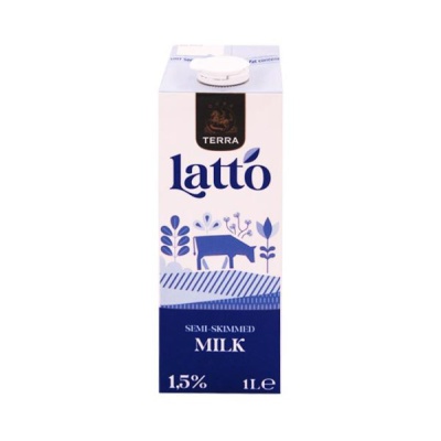 TERRA LATTO Γάλα Μακράς Διαρκείας 1.5% Λιπαρά 1lt