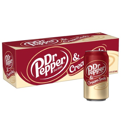 DR. PEPPER Κρέμα Σόδα Βανίλια 355ml 24τεμ