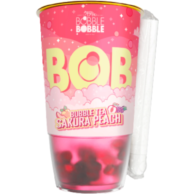 BOBBLE Bubble Τσάι Σακούρα Pοδάκινο 360ml