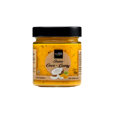 MAISON POTIER Σάλτσα Κάρυ & Καρύδα 180gr