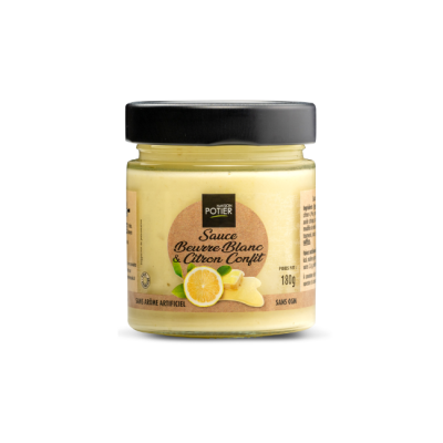 MAISON POTIER Σάλτσα No14 Λευκό Βούτυρο & Λεμόνι 180gr