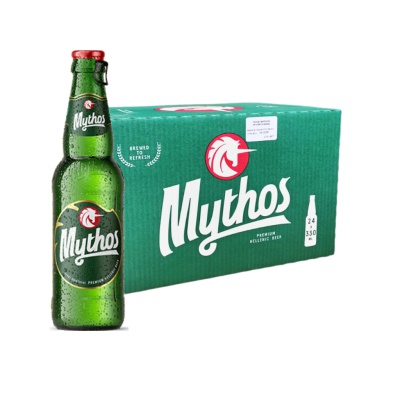 MYTHOS Μπύρα Φιάλη 330ml 24τεμ