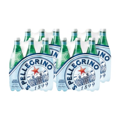SAN PELLEGRINO Ανθρακούχο Νερό Πλαστικό Μπουκάλι 750ml 24τεμ