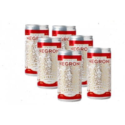 HOUSE OF NEGRONI RTD 21%VOL 200ml 6τεμ.