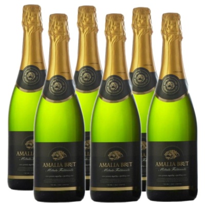 ΚΤΗΜΑ ΤΣΕΛΕΠΟΥ Αμαλία Brut Αφρώδης Οίνος 12%VOL 750ml 6τεμ.
