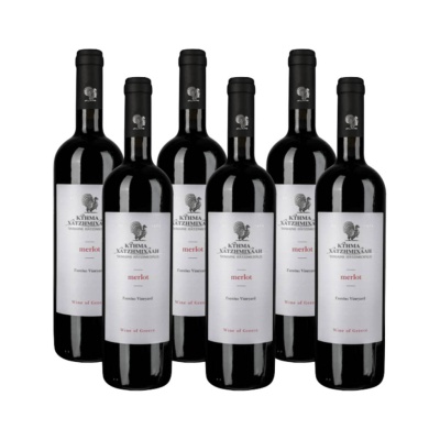 ΚΤΗΜΑ ΧΑΤΖΗΜΙΧΑΛΗ Merlot Γιατάκι 750ml 6τεμ