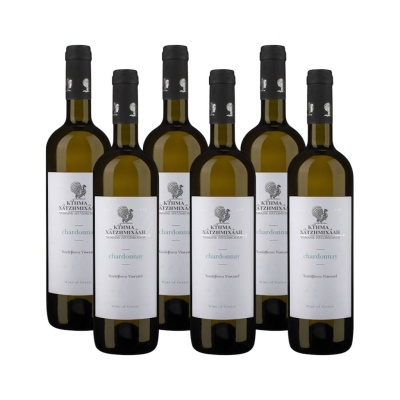ΚΤΗΜΑ ΧΑΤΖΗΜΙΧΑΛΗ Chardonnay Χουλέβαινα Οίνος Λευκός 14%vol 750ml 6τεμ