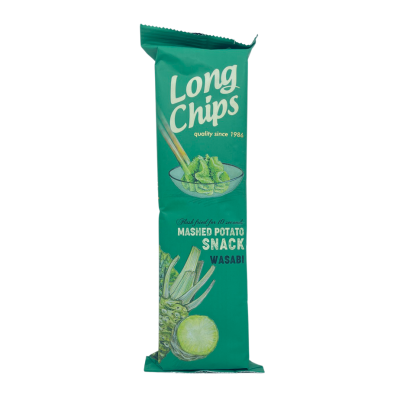 LONG CHIPS Σνακ από Πουρέ Πατάτας με Γεύση Γουασάμπι 75g