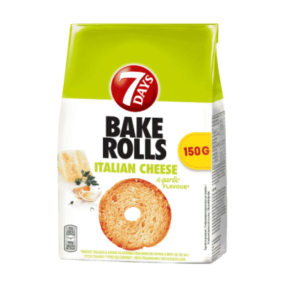 7 DAYS Bake Rolls με Τυρί και Σκόρδο 150g