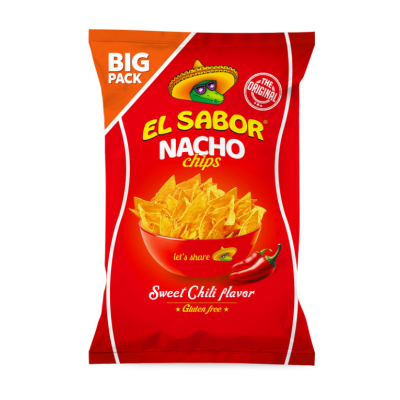 EL SABOR Nacho Chips με Γεύση Τσίλι 180g