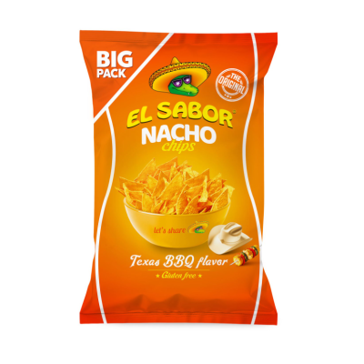 EL SABOR Nacho Chips με Γεύση BBQ 180g