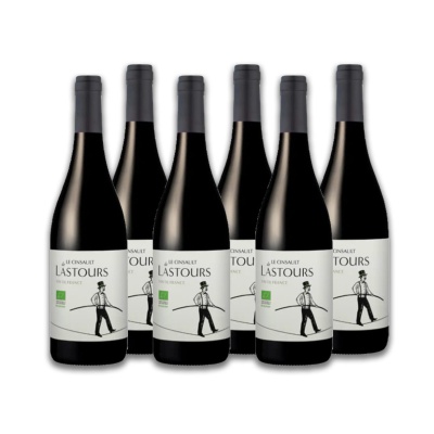 LE CINSAULT DE LASTOURS Corbieres Rouge 2023 Ερυθρός Οίνος 14%vol 750ml bio 6τεμ.
