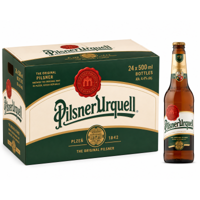 PILSNER URQUELL Μπύρα 4.4%vol 500ml 24τεμ.