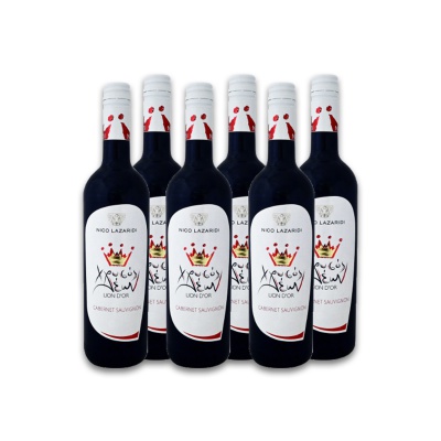 NICO LAZARIDI Lion D’Or Cabernet Sauvignon 2023 Οίνος Ερυθρός 12.5%VOL 750ml 6τεμ.