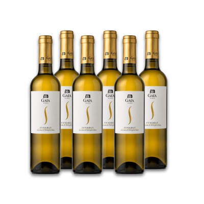 ΓΑΙΑ Synergy Ασύρτικο Sauvignon Blanc Οίνος Λευκός Ξηρός 12%vol 750ml 6τεμ.